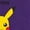 PURPLE, variant on Pokémon - Moody Pikachu - Men's Long Sleeve Graphic T-Shirt