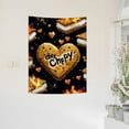 thumbnail image 2 of Creowell S'mores Heart Chippy Home Wall Tapestry Art 100% Polyester 30x40in, 2 of 5