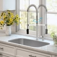 thumbnail image 3 of Commercial Brass Spring Pull Down Single Handle Kitchen Faucet, 3 of 6