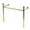 Polished Brass, variant on Kingston Brass VPB36410 Fauceture 41" Stainless Steel Console Stand - Black
