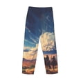 thumbnail image 6 of Balery Western Desert Cloud Cowboy print Men's Pajama Pants,Ultra Lightweight Pjs,Lounge Pant-Medium, 6 of 9