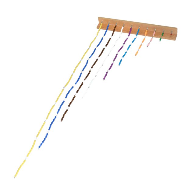 Juguetes educativos para preescolar, material didáctico de matemáticas, cuentas de colores, escaleras, herramienta de aprendizaje, cuentas, juguetes,