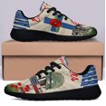 thumbnail image 3 of Memorial Day Remember Soldiers Always Remember Our Heroes Veteran Shoes Sneakers Black Size 4, 3 of 7