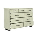 thumbnail image 2 of FESTIVO 64 inch Wide 9-Drawer Dresser Contemporary Design w/ Ample Storage - Antique White, 2 of 7