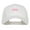 White, variant on Mini Girl Embroidered Cotton Cap - Hot Pink OSFM