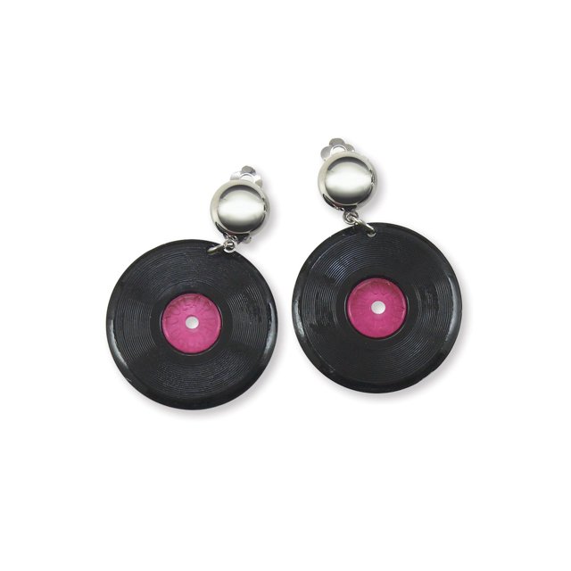 Pendientes Bristol Novelty Forum Novelties Record negros