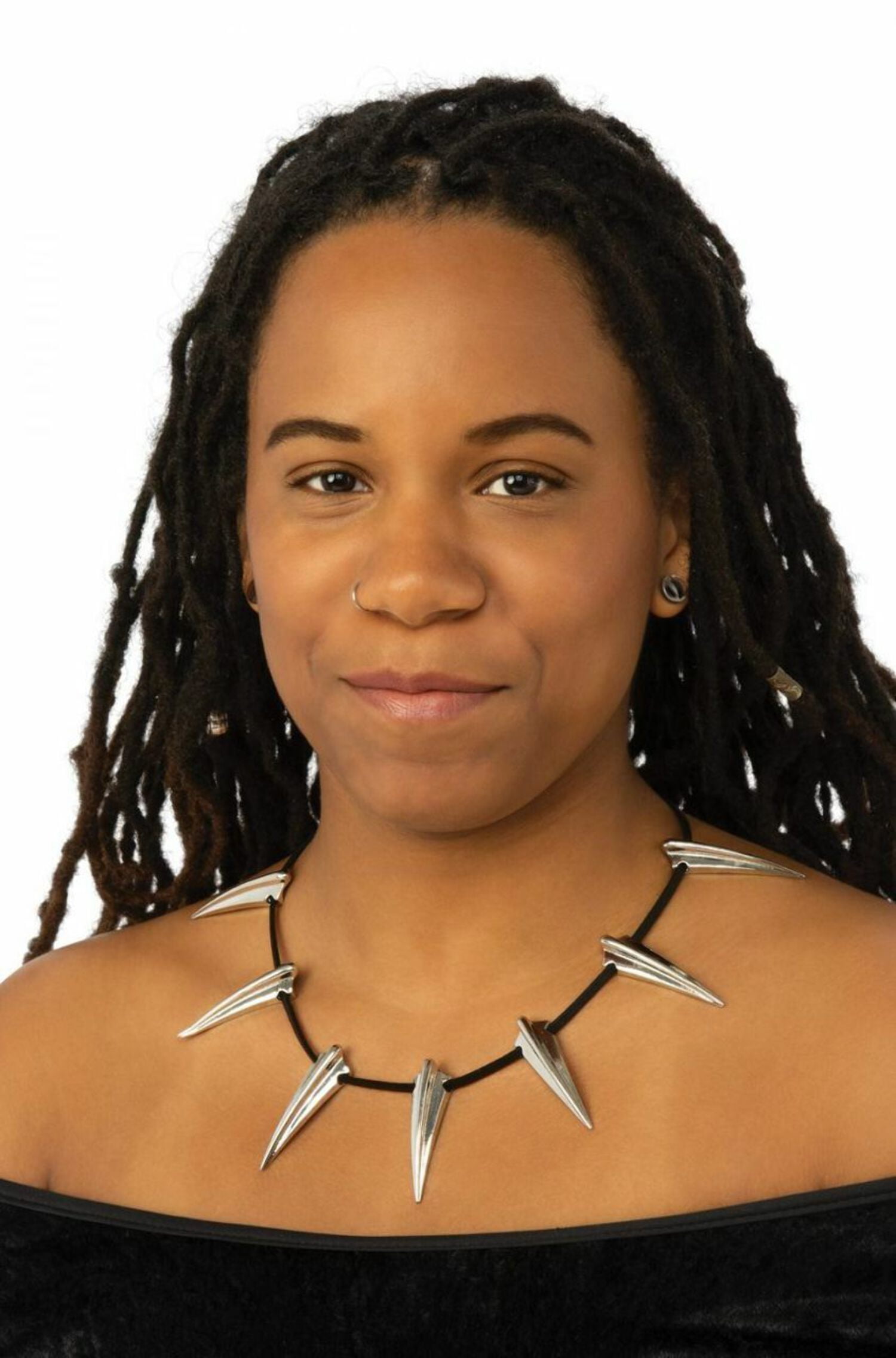 Black Panther Teeth Necklace Costume Accessory