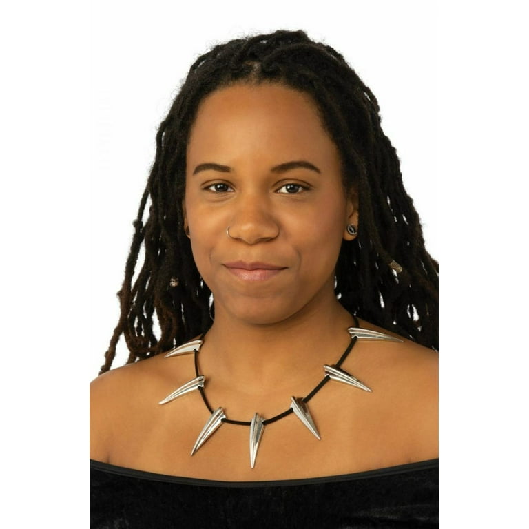 Black Panther Teeth Necklace Costume Accessory