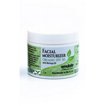 emulate Natural Care Moringa Facial Moisturizer SPF 30 2 oz Cream