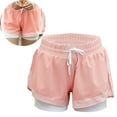 thumbnail image 6 of FOLOYORI 1Pcs Exercise Shorts Women Pink Color High Elasticity Quick Drying Breathable Jogging Running, 6 of 8
