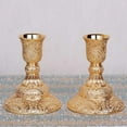 thumbnail image 1 of candeliere Con Soporte Para De Aleación De 1 Y 3 Y 5 Brazos Para De Bodas De Cumpleaños, Tamaño Múltiple, Dorado 1 9.8cm Macarena Candelabro Candelabro, 1 of 8