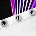 thumbnail image 4 of Erosebridal Abstract Butterfly Curtains Pack of 2 (42x90), Geometry Lines 30%-50% Black Out Curtains, Purple, 4 of 6