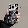 thumbnail image 3 of Narutos-funda de teléfono ITACHIs para Apple iPhone 11, 14, 15, 13 Pro Max, 12, silicona 15 Plus, 11Pro, protección de lente mate, Coque chapado, 3 of 5