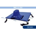 thumbnail image 2 of Skil-Care E-Z Transfer Pommel Cushion for Wheelchair, 18” x 16” x 1”, Removable Pommel, Prevents Sliding, Wheelchair Accessories, 706362, 2 of 6