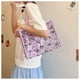 thumbnail image 4 of Bolso de mano Kawaii Sanrio, Hello Kitty, Mymelody, Kuromi, Cinnamoroll, Anime, gran capacidad, transparente, impermeable, regalo, nuevo, 4 of 4