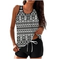 thumbnail image 2 of Karight Tankini Swimsuit with Shorts - Womens Two Piece with Pockets Tummy Control Bathing Suit Modest Swimwear, 2 of 6