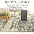 thumbnail image 6 of Washable Rugs 5x7 Rug for Living Room Vintage Rug Distressed Floral Non Slip Large Area Rug for Bedroom Decor Soft Stain Resistant Carpet for Office Nursery Dining Room 5'x7' Brown, 6 of 8