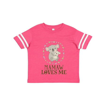 

Inktastic Mamaw Loves Me Koala Bear Gift Toddler Boy or Toddler Girl T-Shirt