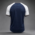 thumbnail image 4 of England 2026 Soccer Cup Lion Graphic Tee for Men, Short Sleeve Crew Neck Shirt with Red-Blue Brushstroke & Shield Print, Breathable Retro Fan Top, Lightweight Casual Jersey, 1 PC Royal Blue M, 4 of 4