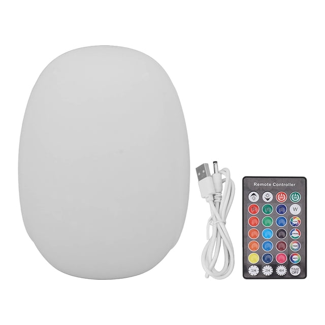 Cute Nursery Light Owl Style 16 Colors 4 Modes IP68 Waterproof USB Charge Kids Night Light with Remote Control