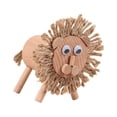 thumbnail image 1 of DIY Animal de madera Juguete Pequeños animales Figuras DIY Modelo Juguetes Habilidades motoras finas Niños Desarrollo Juguete Artesanía de madera para León, 1 of 8