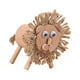 thumbnail image 1 of Juguete de madera para niños, figuras de animales pequeños hechos a mano, rompecabezas de madera 3D para preescolar. León, 1 of 9