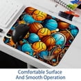 thumbnail image 6 of Basketball Printed Square Desk Mat Mousepad, 8.3x9.8 Inch, Non-Slip Rubber Bottom, Suitable for Office and Gaming, 6 of 6