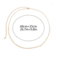 thumbnail image 4 of Yoyauz Women's Gold-plated Belt Chain, Simple Single Layer Waist Chain Adjustable Sexy Bikini Waist Chain, 4 of 5