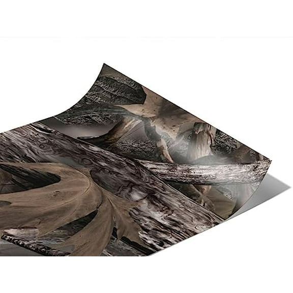 Rwraps Bushwolf Camouflage Woodland Ghost Gloss Vinyl Film Wrap 59in x 11ft Vinyl Vehicle Car Film