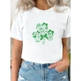 thumbnail image 1 of Women's Sports Casual T-Shirt - Round Neck Short Sleeve Printed T-Shirt, New Spring and Summer StyleCamisetas de verano para mujer, manga corta, cuello redondo, casual, lindo, con gráficos, camisetas, 1 of 8
