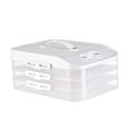 thumbnail image 4 of Caja de bolas de hervida congelada Bandeja organizadora de alimentos Caja de almacenamiento de bolas de hervida para comedor Restaurante Blanco perfecl Contenedores de almacenamiento de bolas de masa hervida, 4 of 8