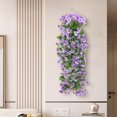 thumbnail image 6 of Ycandiee Artificial Fake Hanging Flowers Plants for Outdoor Spring Decoration, Artificial Hanging Flowers, Faux Silk UV Resistant Look Real Trailing Vines for Outside Home Planter Porch Patio, 6 of 6