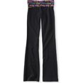 thumbnail image 1 of Pantalones de yoga elásticos Aeropostale para mujer, negro, mediano, 1 of 1