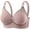 #0313-Pink, variant on Xucatan Bra for Older Women with Sagging Breast Sports Bras Deep Cup Full Back Coverage Comfort Shaper Bra Plus Size Everyday Bras Gift