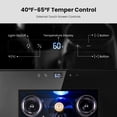 thumbnail image 3 of Yeego 12 Bottle Wine Refrigerator Cooler, Freestanding Small Mini Wine Cellar with Digital Temperature Control Thermoelectric Wine Cooler, Countertop Wine Cooler for Wine Enthusiasts, Black, 3 of 6