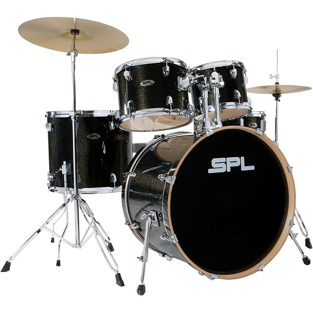 Sound Percussion Labs Unity Birch Series 5Piece Complete Drum Set Black Mist