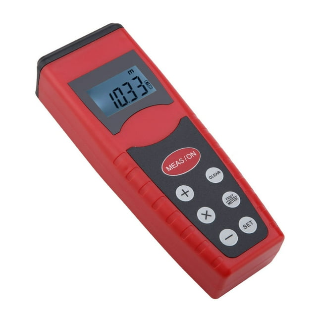 Ultrasonic Distance Meter,CP-3000 Digital LCD Handheld Range Finder Length Distance Measure Built for the Future