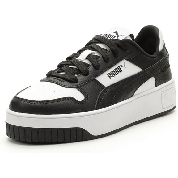 Little Kid's Puma Carina Street Puma White-Puma Black (393847 06) - 10.5
