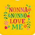 thumbnail image 4 of Inktastic Nonna and Nonno Love Me Girls Baby Bib, 4 of 4
