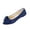 Dark Blue, variant on Ballet Flats Shoes for Women Bowknot Round Head Fashionable Casual Versatile Large Size Wedge Heel Shallow Mouth Shoes for Daily Wear