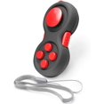 thumbnail image 5 of Fidget Pad 8 Fun Features, Retro Classic Controller Handheld Game Pad, juguete sensorial para aliviar la ansiedad y el estrés para niños, adultos, Adhd (rojo) Feliz Sencillez, 5 of 5