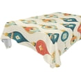 thumbnail image 4 of BZSMCE Square Tablecloth Retro Christmas Pattern Pattern Tableclothes, 4 of 9