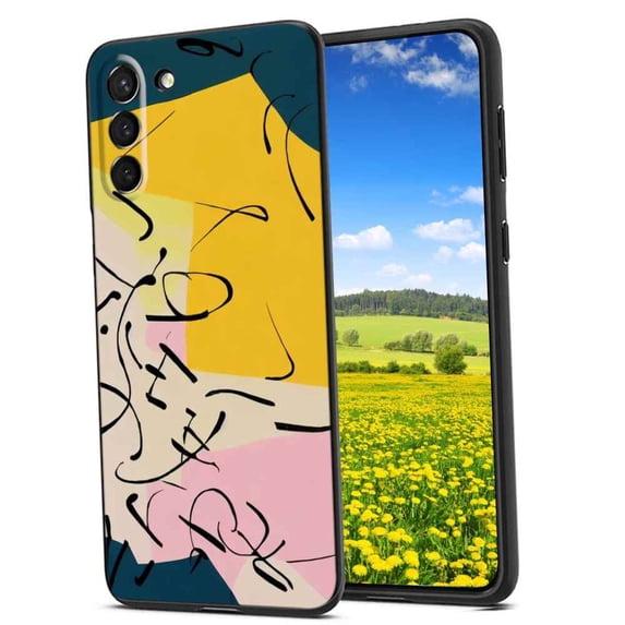 Compatible with Samsung Galaxy S21 Phone Case, Abstract Case Silicone Protective for Teen Girl Boy Case for Samsung Galaxy S21
