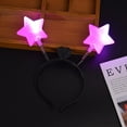 thumbnail image 2 of UPGRATOR 5Pcs Luminous Hair Hoops Costume Accessory for Festival New Year Party Random Color, 2 of 8