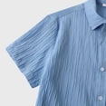 thumbnail image 5 of Hessimy Men's Hawaiian Shirt Short Sleeve Floral Button Down Shirts Tropical Holiday Beach Shirts,Floral(Light Blue,XL), 5 of 9