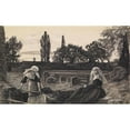 thumbnail image 2 of Sir John Everett Millais 14x10 Gold Ornate Wood Frame and Double Matted Museum Art Print Titled - The Vale of Rest - Finished Study (1858), 2 of 4