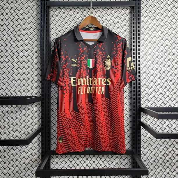 Jersey AC Milan | POLO Rojo 22/23 Temporada 3 De Distancia " top quality " Gao Jiahui unisex