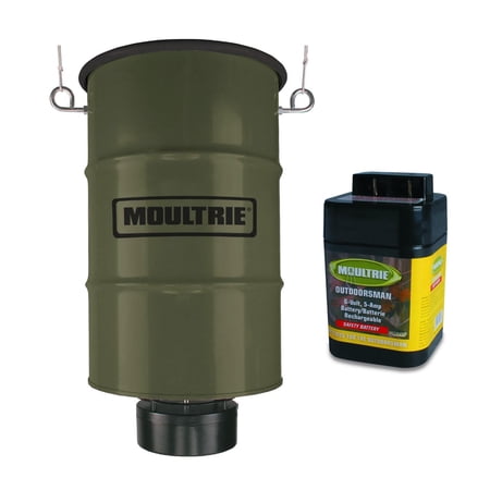 Moultrie 30 Gallon Pro Magnum 360 Hanging Metal Barrel Deer