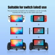 Switch OLED Controller Grip, Wireless Controller Grip Compatible with Switch or Switch OLED Black