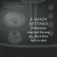 thumbnail image 3 of Chef’s Choice Gourmezza 4-Slice Toaster, Matte Black, 3 of 8